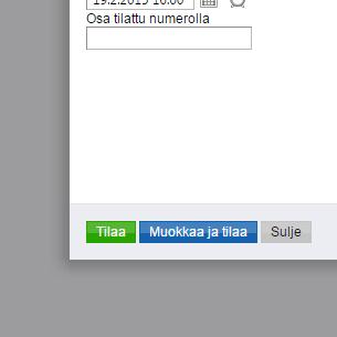 Kopiotilaus Kopiotilauksen uusiminen Voit hyödyntää vanhaa kopiotilausta uudestaan. Varmista ettei tilauksessa olleita tiedostoja ole poistettu tai muokattu tilauksen tekemisen jälkeen. 1.