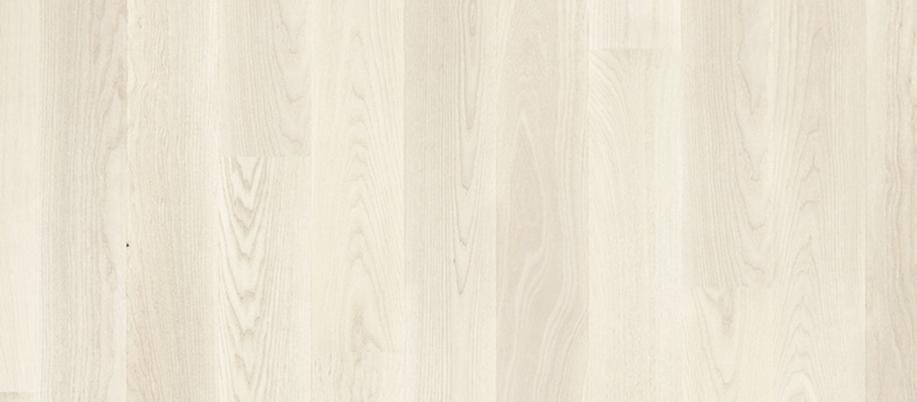 Jalkalista 12x42 mm valkoinen 50 / m² q Shade Saarni Pearl White Plank Ellett Tuotekoodi 7967007 Valkomattalakattu harjattu saarni 1-sauvainen lautaparketti, 1860 x 189 x 14 mm Jalkalista 12x42 mm