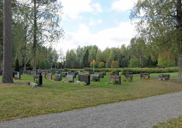 7.3. Osasto B Muistomerkkien tyypit ja lukumäärät, osasto B Materiaalit Pystymuistomerkki Vaakamuistomerkki Laattamuistomerkki Risti Muut Musta graniitti Harmaa graniitti Punainen graniitti 207 3 1