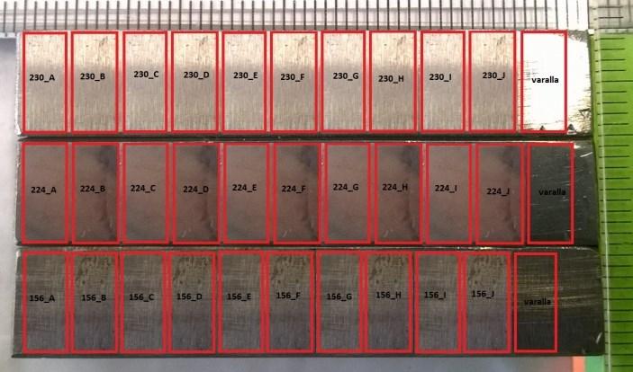(Japan Atomic Energy Agency, 2017) The Barsebäck 2 material consists of tested Charpy-V notch specimen halves and miniature specimens were cut so, that the notch was parallel to fracture surface of