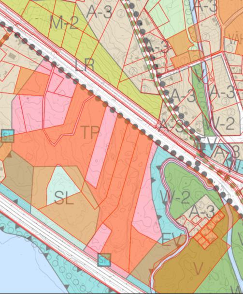 27 Kuvio 7. Nällin yleiskaava ja kaupungin maanomistus Vilmilän TP-alueeksi yleiskaavassa kaavoitettu alue on vielä maanomistuksen suhteen hyvin rikkonainen.