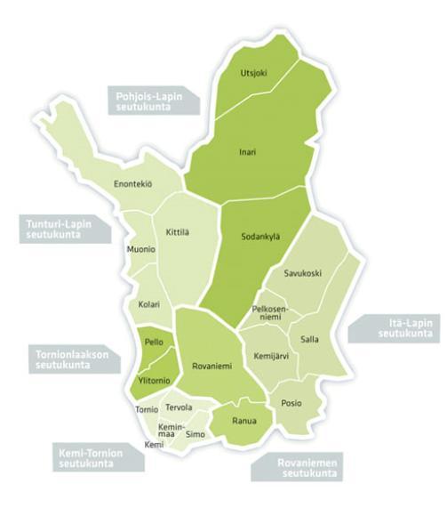 7 2 KEMIN KAUPUNKI 2.1 Perustietoja Kemin kaupunki sijaitsee Perämeren rannalla. Etäisyys Tornioon on 30 km, Rovaniemelle 118 km ja Ouluun 108 km.