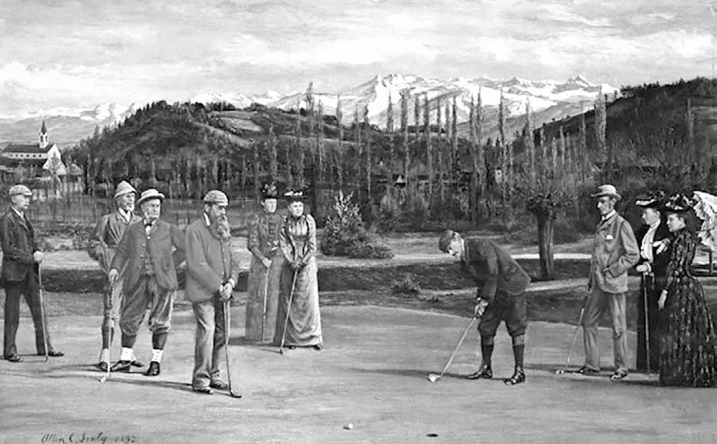 Myös sen ajan ammattilaiset kuten olivat tuttuja näkyjä näillä kentillä. Paun ja Biarritzin golfklubien välillä käytiin jo varhain tiukkoja otteluita.