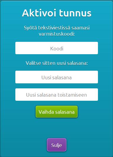 Ohje vanhemmille - näin alkuun Päikyssä Tunnuksen aktivointi ensimmäinen sisäänkirjautuminen Päikkyyn Huoltajana sinulle on luotu tunnus varhaiskasvatusyksikön