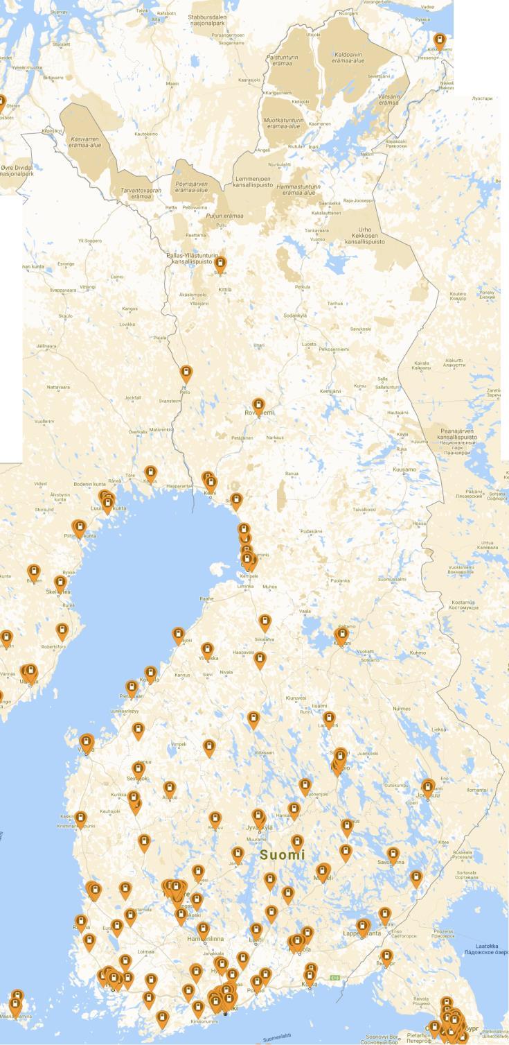 Tärppejä lataukseen Tyypillisesti auto kytketään laturiin aina kotiin tullessa Joka aamu lähtö täydellä akulla Latauksen aloittaminen ja lopettaminen kestävät yhteensä alle puoli minuuttia Verrattuna