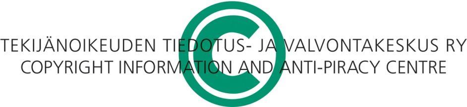 OPETUS- JA KULTTUURIMINISTERIÖLLE ASIA Komission tiedonanto COM(2017)707 Final: tasapainoinen teollis- ja tekijänoikeuksien täytäntöönpanojärjestelmä nykypäivän yhteiskunnallisiin haasteisiin