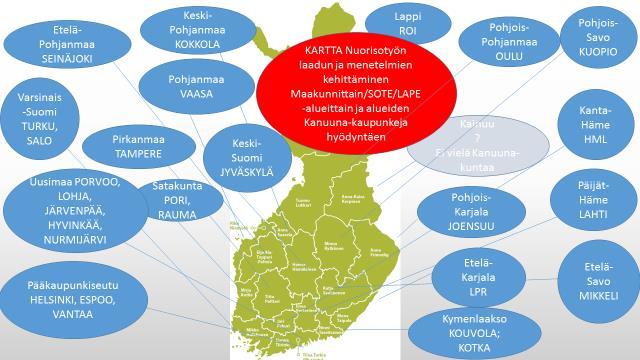 AVI Lappi AVI Länsi- ja Sisä- AVI Pohjois- KANUUNA- VERKOSTO AVI Itä- The Logbook Logbookkia voidaan hyödyntää maakunnallisesti kehittämistyön tukena ja tuottaa