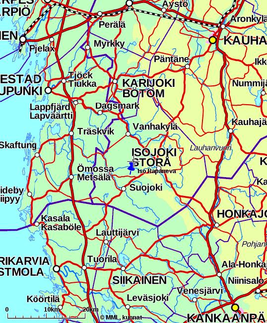 KHO 2014:176 Iso Rapanevan turvetuotanto, Isojoki Vuosikirjaratkaisu ESAVI 83/2010/3 myönsi luvan 76 ha:n tuotantoon