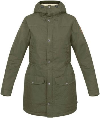 Lämmin, kestävä, monipuolinen ja ajaton parkatakki Talviversio ikonisesta land Jacket -takista, polyesteristä tehdyllä fleecevuorilla varustettuna Valmistettu G-1000 Eco -materiaalista (kierrätystä