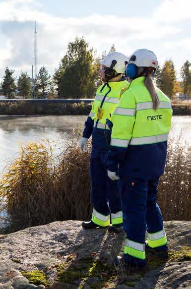 6 Neste toimii selkeästi ja päättäväisesti tarjoa malla asiakkailleen uusiutuvia ratkaisuja, joilla he voivat tehdä liiketoiminnastaan vastuullisempaa.