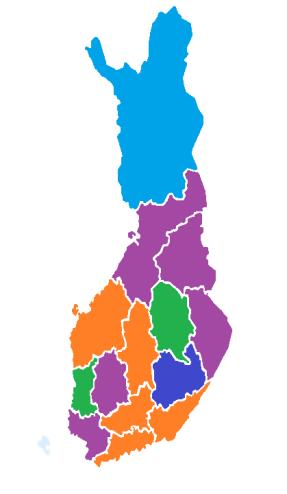 Tulokselliset keinot: Oppimisverkostoissa valittiin ja sitouduttiin toteuttamaan vähintään yksi kokeilu omalla paikkakunnalla (alatavoite 4) Ikäihmisten vertaisohjaaminen: Pirkanmaa, Pohjois-Karjala,