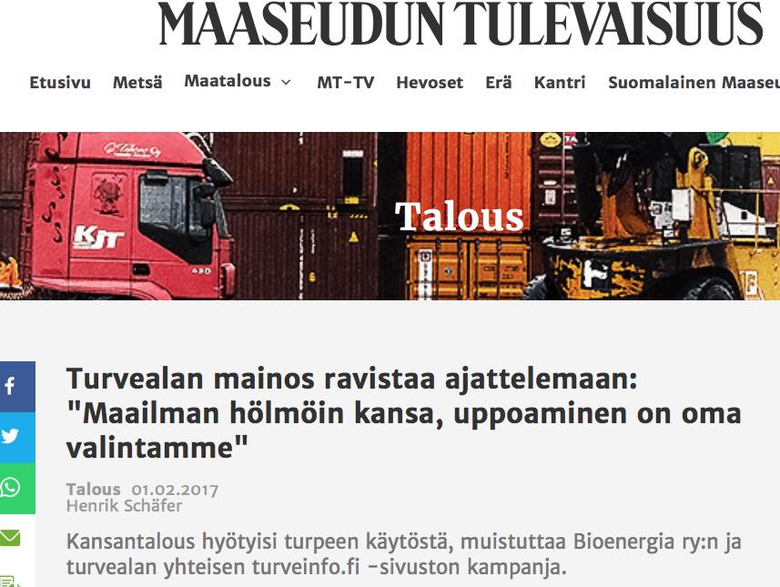 Turvealan kampanjan kärjistynyt asetelma vs Pohjois- Pohjanmaan turvetoimijoiden yhteistyöhakuisuus; - agressiivisella vastakkainasettelulla voidaan