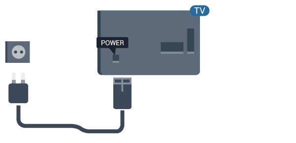 Vaikka tämä televisio kuluttaa valmiustilassa erittäin vähän energiaa, voit säästää energiaa irrottamalla virtapistokkeen pistorasiasta, jos televisio on käyttämättä pitkään.