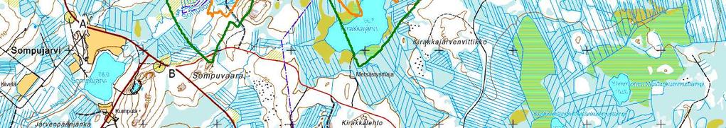 20 h/a 0 1 2 3 4 km Map: maastokartat, Print scale