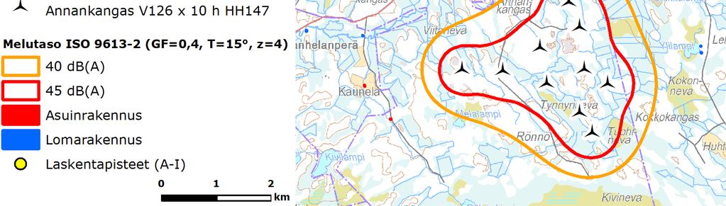 alle 40 db (A). Kuva 2.