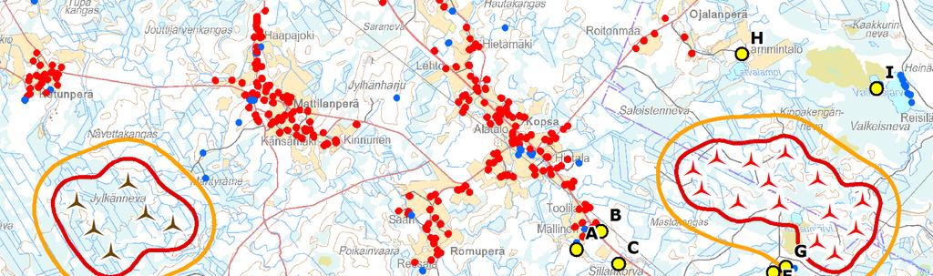 FCG SUUNNITTELU JA TEKNIIKKA OY Melu ja varjostusmallinnukset, V150 19 (28) 30.7.