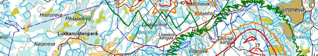 Map center ETRS 89 Zone: 35 East: 391 139 North: 7 157