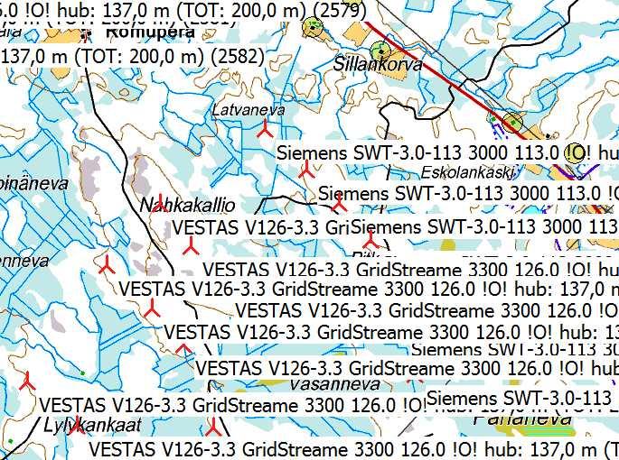 Project: Mastokangas_korotus Description: Raahen tuulivoimapuistot windpro 3.1.617 by EMD International A/S, Tel. +45 96 35 44 44, www.emd.dk, windpro@emd.
