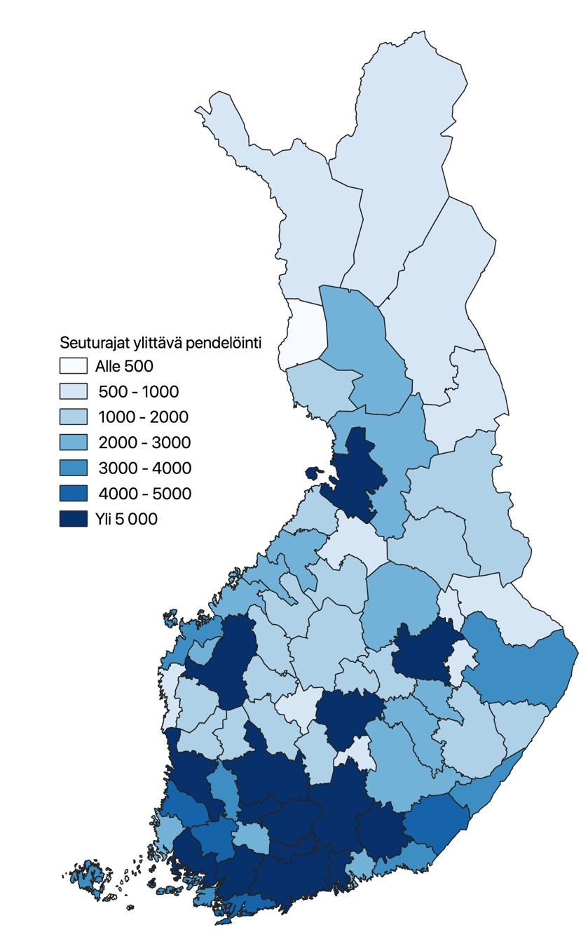3.4 Liikennevirrat Itäradan alueella Liikenneviraston Rataverkon kokonaiskuvan (2018) mukaan Suomen rataverkon pituus vuoden 2016 lopussa oli 5962 kilometriä.