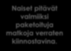Kuinka kiinnostavina pidät seuraavia aktiviteetteja/kohteita kotimaan matkoilla?