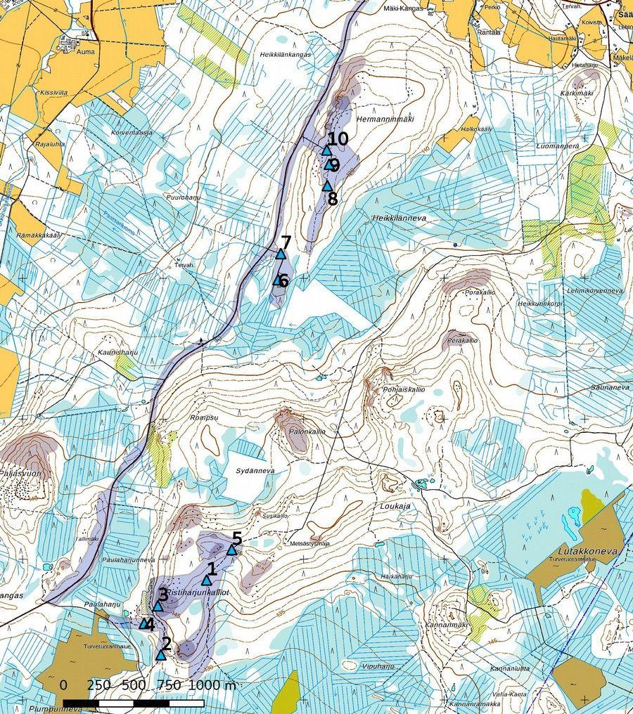 8 3.1 Valokuvat ja maastokuvaukset Kartta 4.