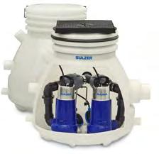 SANISETT & Sanisett pumppaamo on yhden (Sanisett ) tai kahden pumpun (Sanisett ) pumppaamo, mikä on tarkoitettu tehokkaaseen veden poistamiseen viemärin padotuskorkeuden alapuolella sijaitsevista