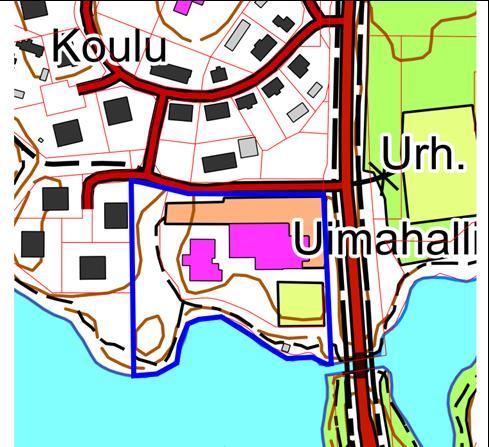 2/12 1.2 Kaava-alueen sijainti Suunnittelun kohteena on noin 1,5 ha:n suuruinen alue Jyvälänpuiston päiväkodin ja uimahallin ympäristössä.