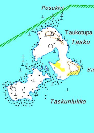 Taskun rakennukset ja rakenteet kaipaavat kunnostamista. Taskuun on mahdollista rakentaa myös uusia majoitustiloja.