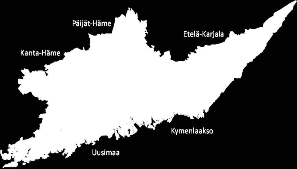 10 kpl poliisilaitoksia 5 kpl pelastuslaitoksia 8 kpl hätäkeskuksia 5 kpl elinkeino-, liikenne-