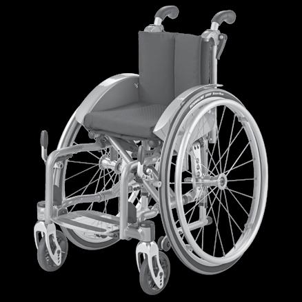 YLEISKUVA Kaikkia malleja koskevaan yleiskuvaan on koottu pyörätuolin tärkeimmät osat.