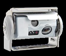 Vinkkejä ja lisää varusteluohjeita Vaihtoehdot Dometic Waeco - tuplalinssillä ja suljinkannella varustettu peruutuskamera takaseinässä Kompakti väri-tuplakamera, jossa on CMOS-kuvatunnistin,