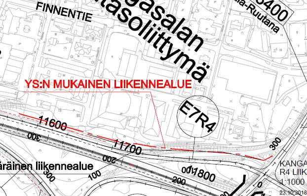 Maantie 3400, Tampereentie tulee osoittaa asemaakaavassa katuna, jolle on osoitettava liittymäkielto kaava-alueen kohdalle.
