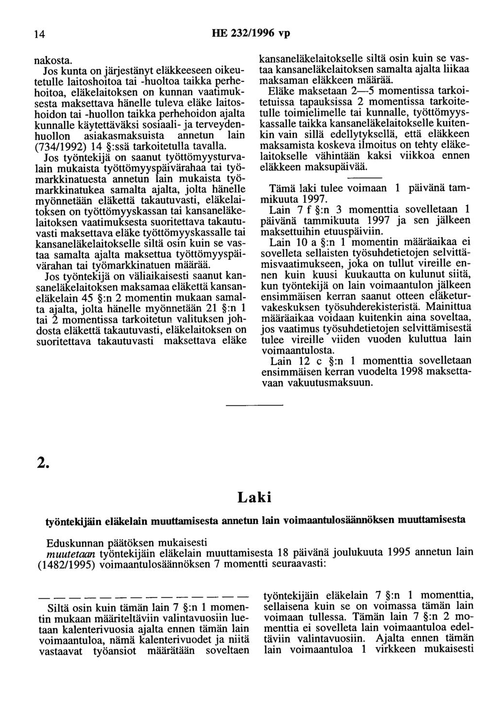 14 HE 232/1996 vp nakosta.