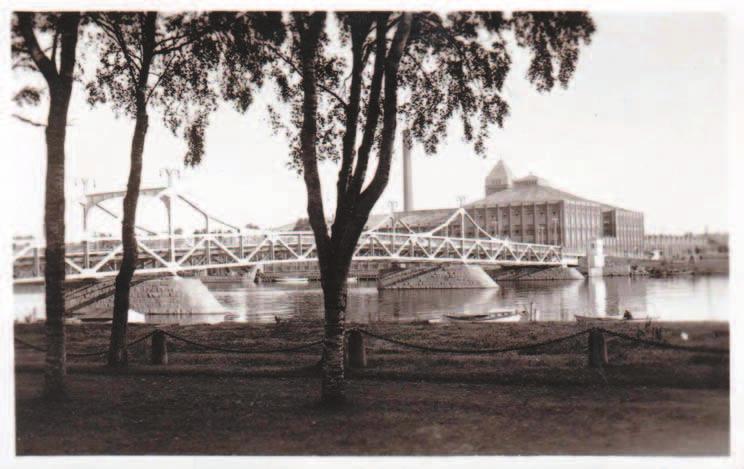9. Porin vuonna 1926 valmistunut uusi silta (postikortti 1930-luvulta).