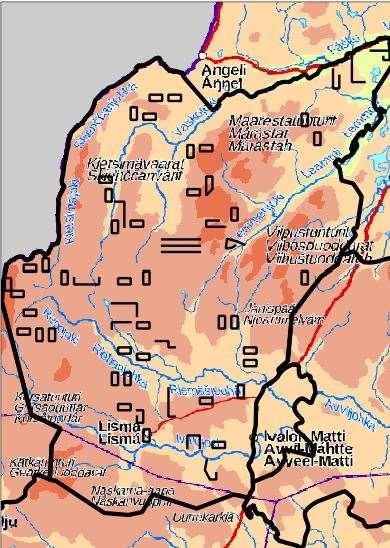 Lemmenjoen kansallispuiston IBA-laskennat 2018 Osa suuremmasta Lemmenjoki-Hammastunturi- Pulju