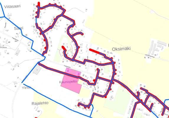 3.3.4 Tekninen huolto Suunnittelualue on kunnan vesi- ja viemäriverkoston piirissä.
