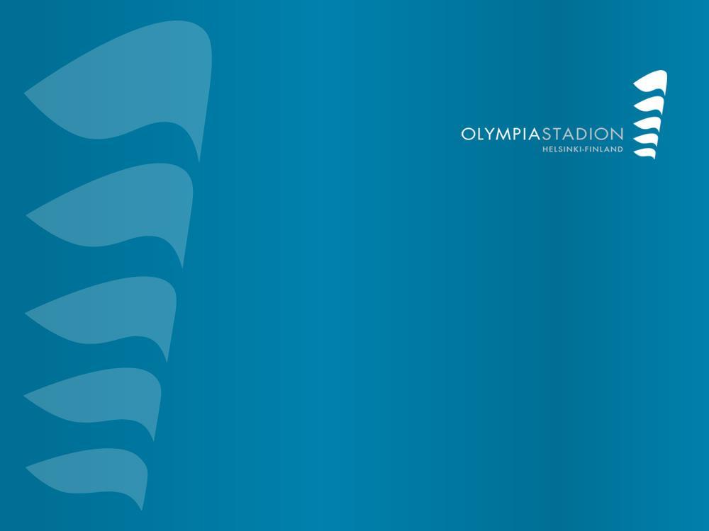 STADION.FI FACEBOOK.COM/OLYMPIASTADION.HELSINKI INSTAGRAM.COM/OLYMPIASTADIONHELSINKI YOUTUBE.