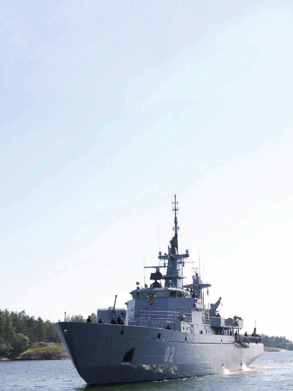 Merivoimat Merivoimien tehtävät Suomen sotilaalliseksi puolustamiseksi ovat merialueiden valvonta ja alueloukkauksien torjuminen, meriyhteyksien turvaaminen sekä merellisten hyökkäysten torjunta.