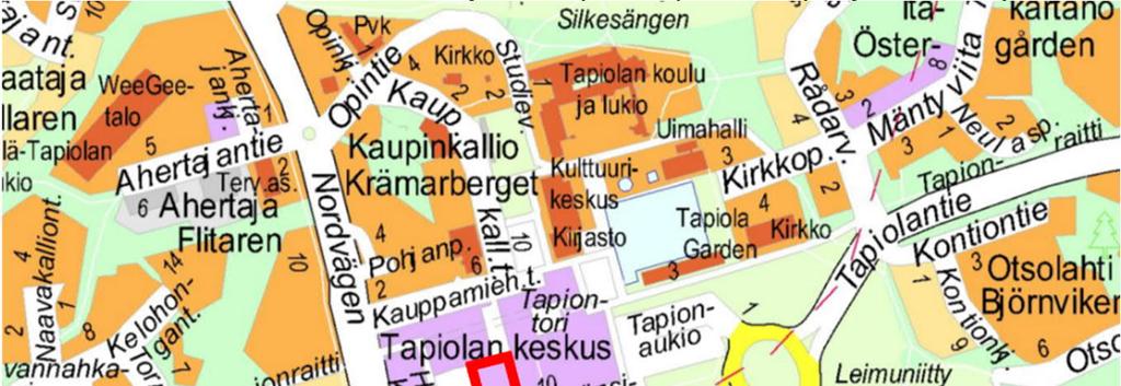 1 (26) Asianumero 4594/10.02.03/2016 Aluenumero 210430 Tapiolan keskus Asemakaavan muutos 12.
