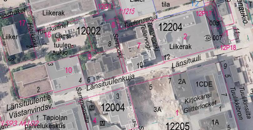 7 (26) 2.2 Selvitys alueesta 2.2.1 Alueen yleiskuvaus Suunnittelualue sijaitsee Tapiolan keskustassa aivan metroaseman ja bussiterminaalin tuntumassa.