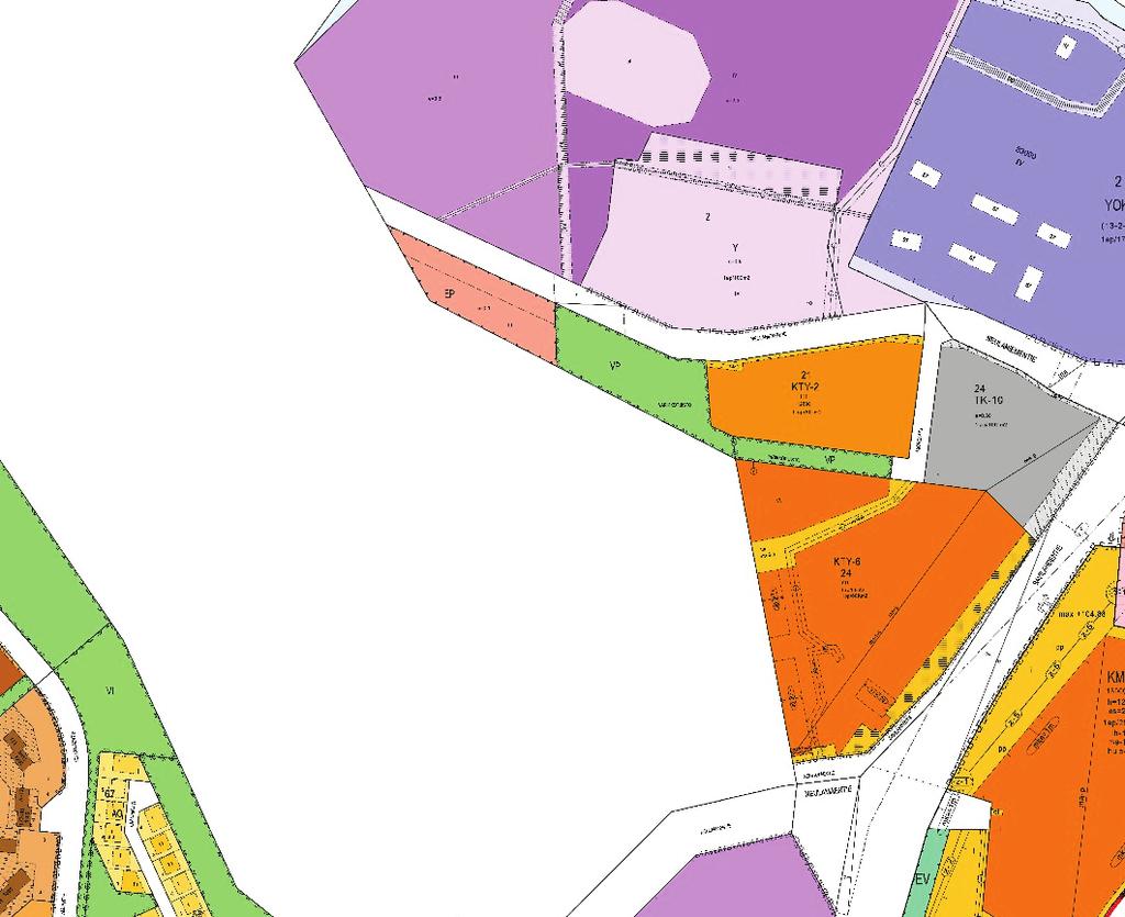 Ote ajantasa-asemakaavasta MUUT SUUNNITELMAT Savilahden alueella on laadittu osayleiskaavaa tarkentava Savilahden maankäytön yleissuunnitelma, joka on hyväksytty kaupunginhallituksessa (.