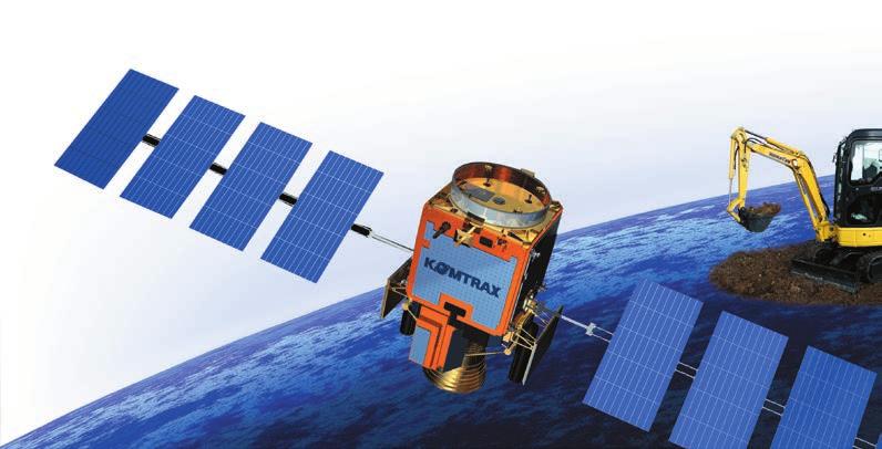 Komatsun satelliittitoiminen koneen valvonta- ja paikannusjärjestelmä KOMTRAX on mullistava