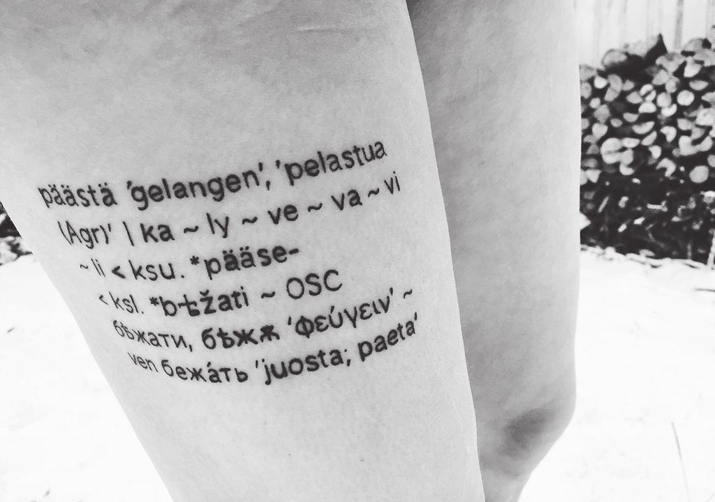 Janne Saarikivi Etymologia tulee iholle