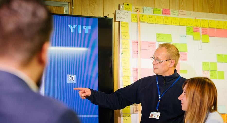 YIT Strategy update 2016 "We've picked good visual management practices from alliances and other places, like Big room and Last planner.