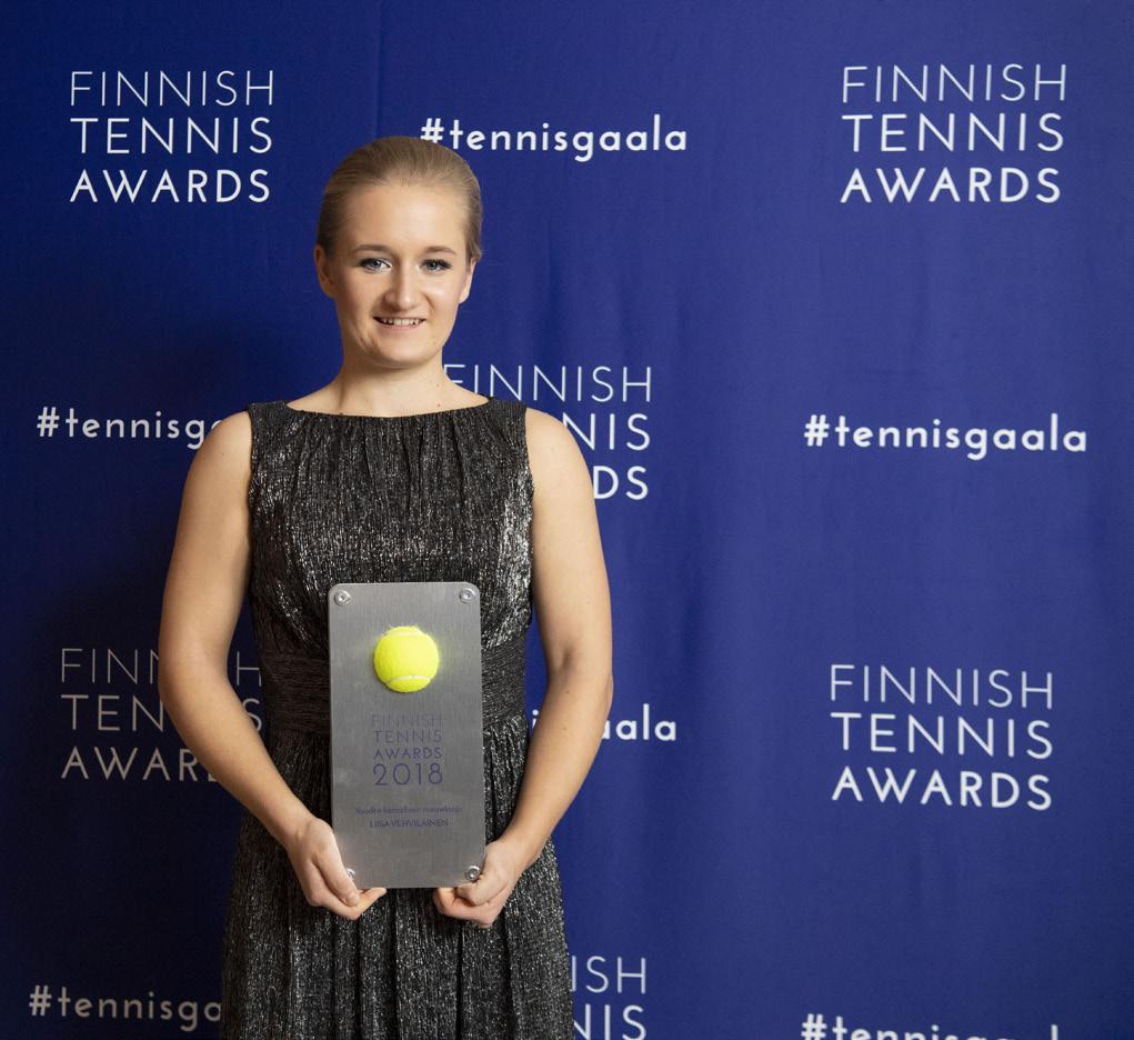 TOIMINTAKERTOMUS 2018 STL:N VUODEN PARHAAT JA HUOMIONOSOITUKSET Vuoden tennisteko Davis Cup -joukkueen nousu 1-ryhmään.