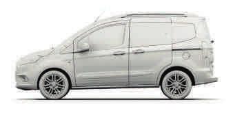 FORD TOURNEO COURIER muita varusteita FORD TOURNEO COURIER mitat 5-ovinen 1 656 L Kaksi