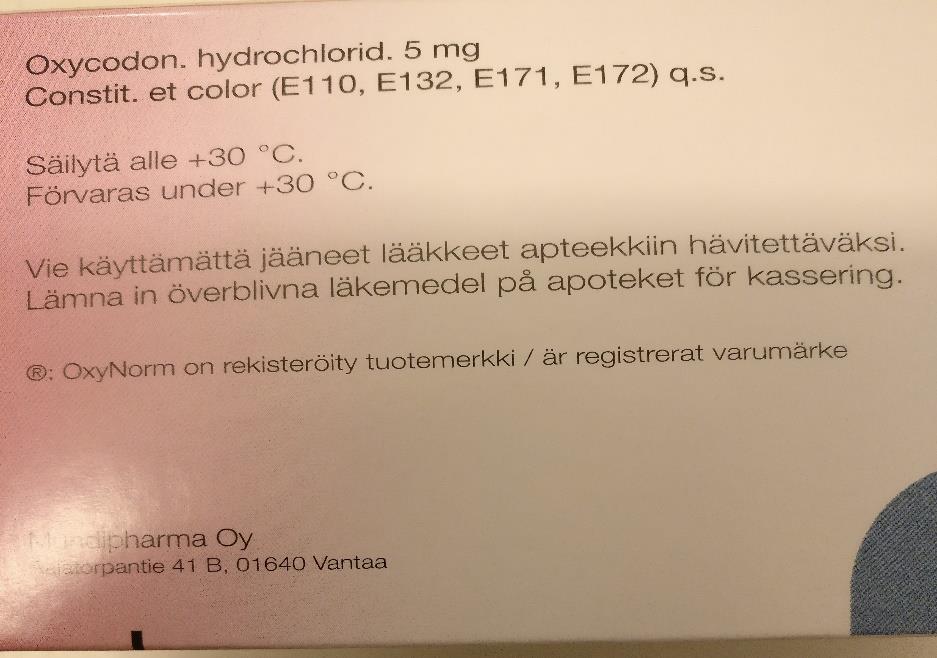 käyttöön huumausainelääkkeissä, eivätkä viranomaiset ole tehneet