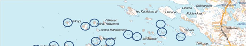 1 RAUMAN ETELÄISEN SAARISTON PESIMÄLINNUSTO Tiedote vuoden 2012 saaristolintulaskentojen tuloksista Tarja Pajari 6.10.