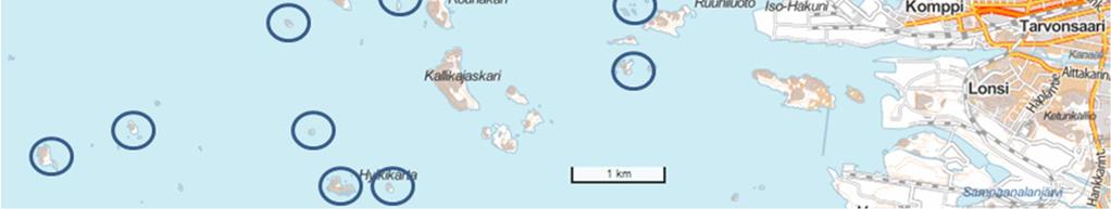 Lisäksi joidenkin lajien osalta on nähtävissä selkeä trendi, perustuen hajahavaintoihin ja valistuneisiin arvioihin kannan koosta viime vuosina. Kuva 1.