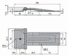 820590 Lehtisarana Ruostumaton